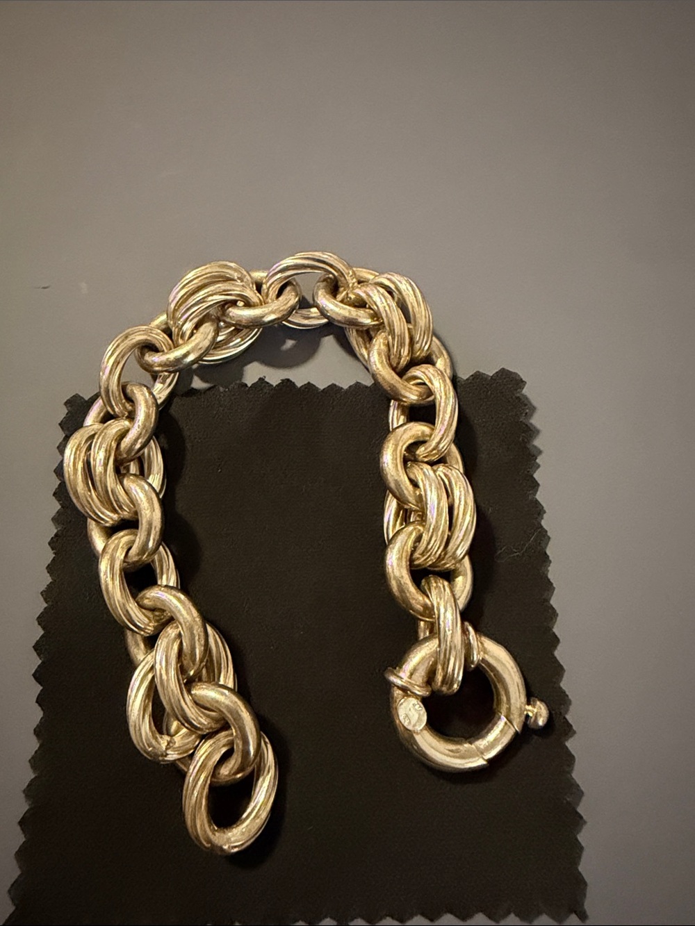 Chunky sterling SilverLink Bracelet - Classic Statement Jewelry